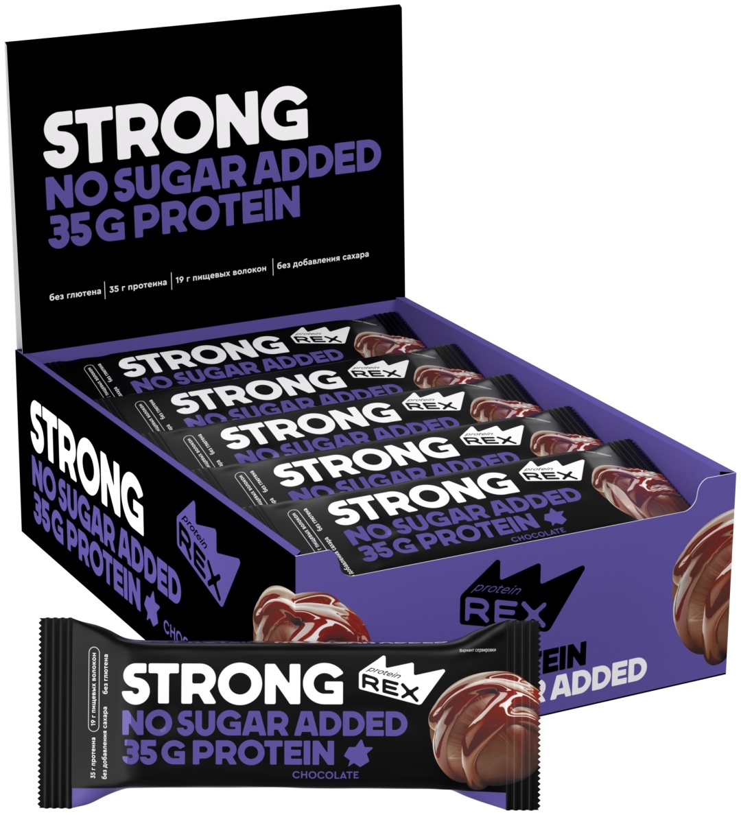 Protein Rex STRONG  ( 35 g Protein) 100g. - Şokolad