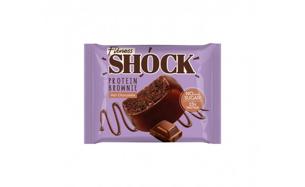 Fitness Shock Protein Brownie 50 g - İsti şokolad