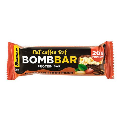 Ореховый протеиновый батончик Bombbar 70 г - Nut Coffee Raf 