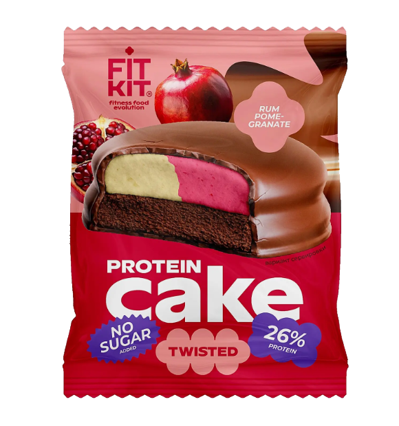 Fit Kit Twisted Protein Cake 50g - Ром-граната