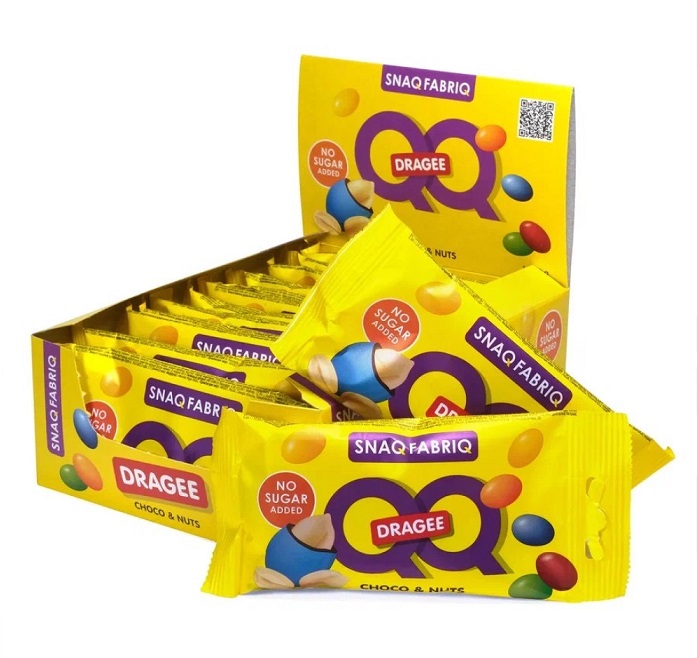 Snaq Fabriq Q&Q Dragee 40g - Шоколад-арахис