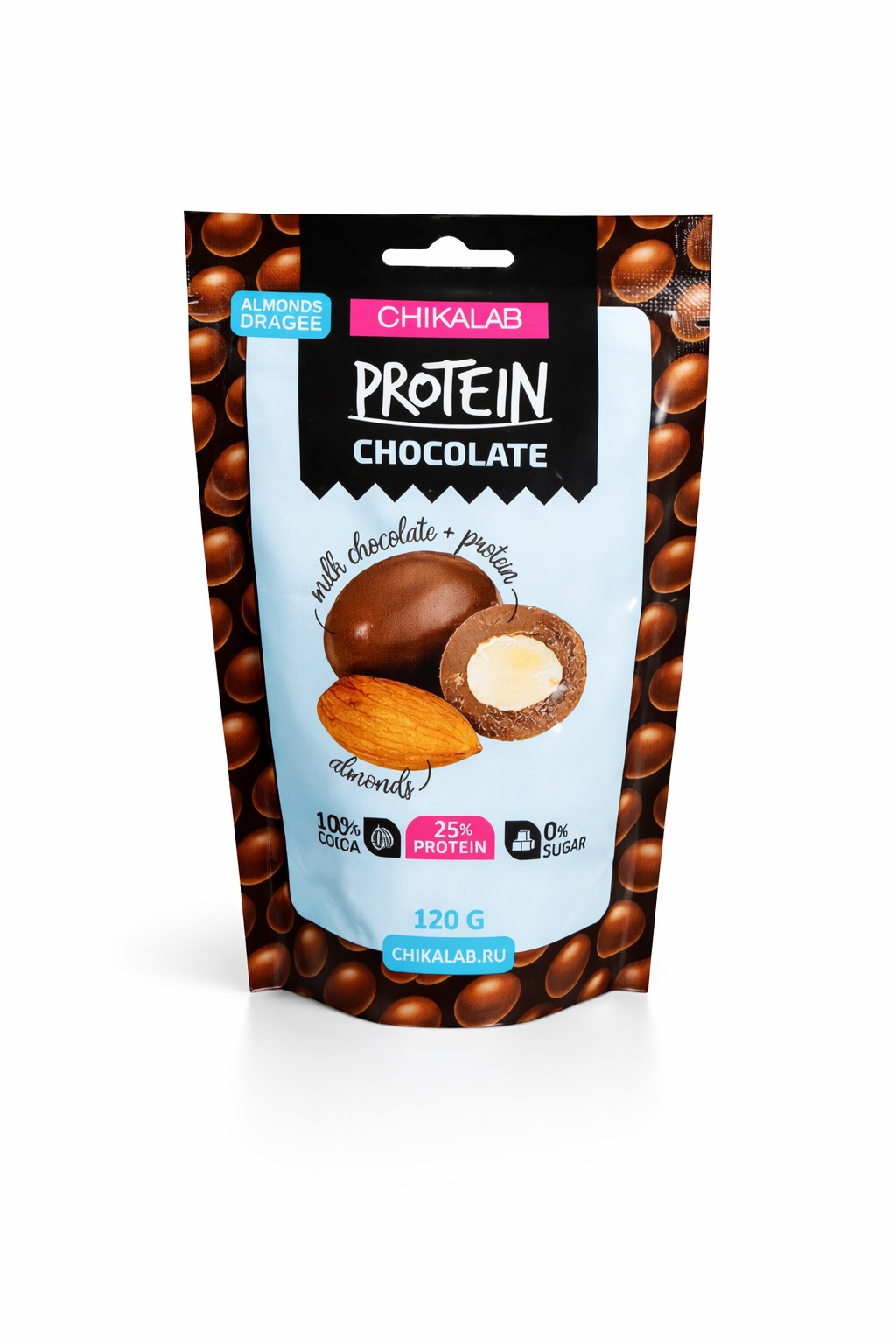 Chicalab Protein Dragee 120g - Миндаль в шоколаде