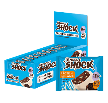 Fitness Shock Protein Brownie 50 g. - Печенье с кремом(Oreo)