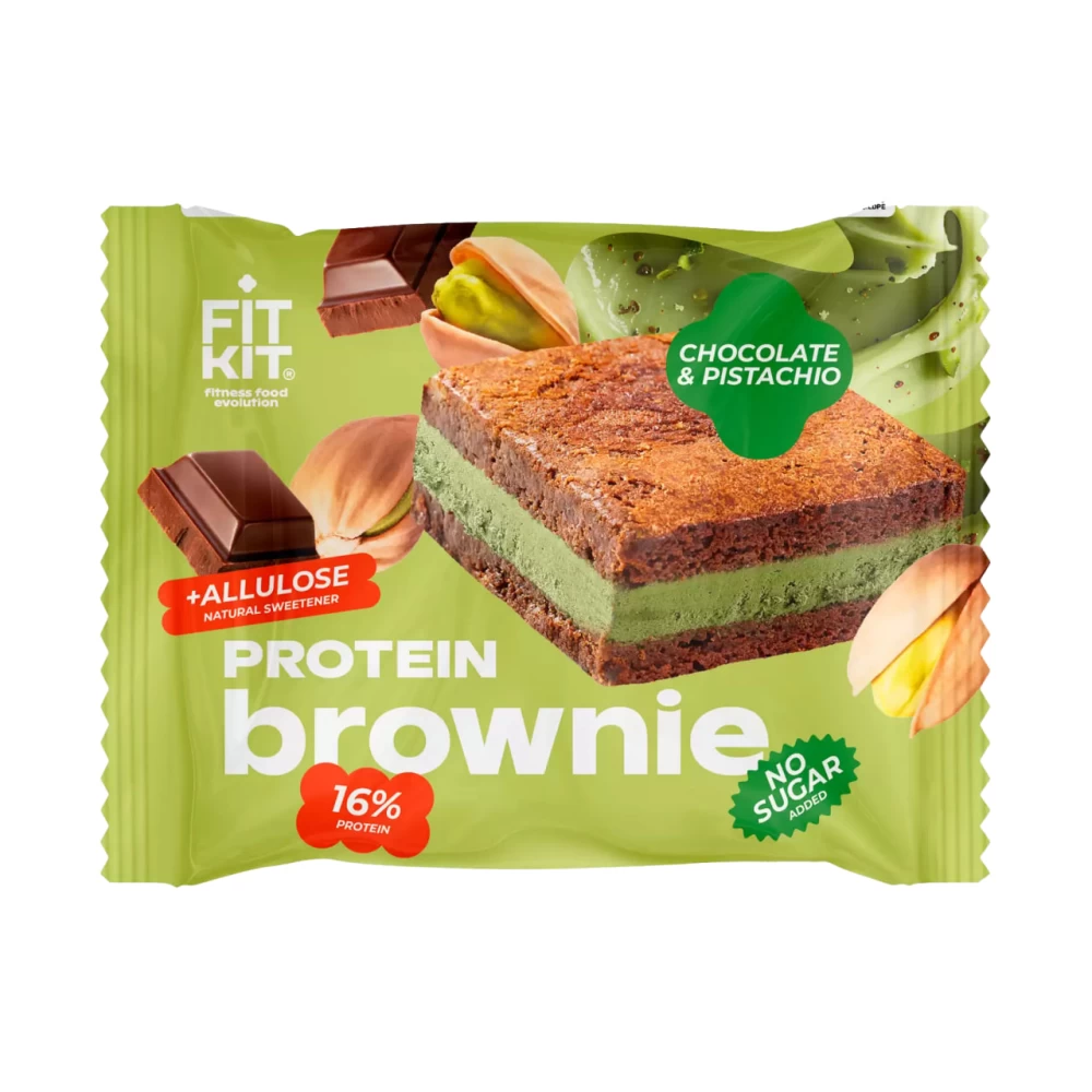 Fit Kit Protein Brownie 40g - Шоколад и фисташка