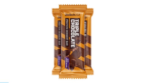 Biotech USA Dessert Protein Bar 50 g  - Тройной Шоколад