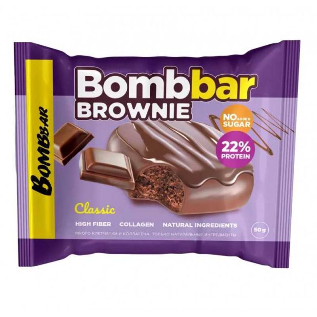 Bombbar Protain Brownie - 50 g - Классический