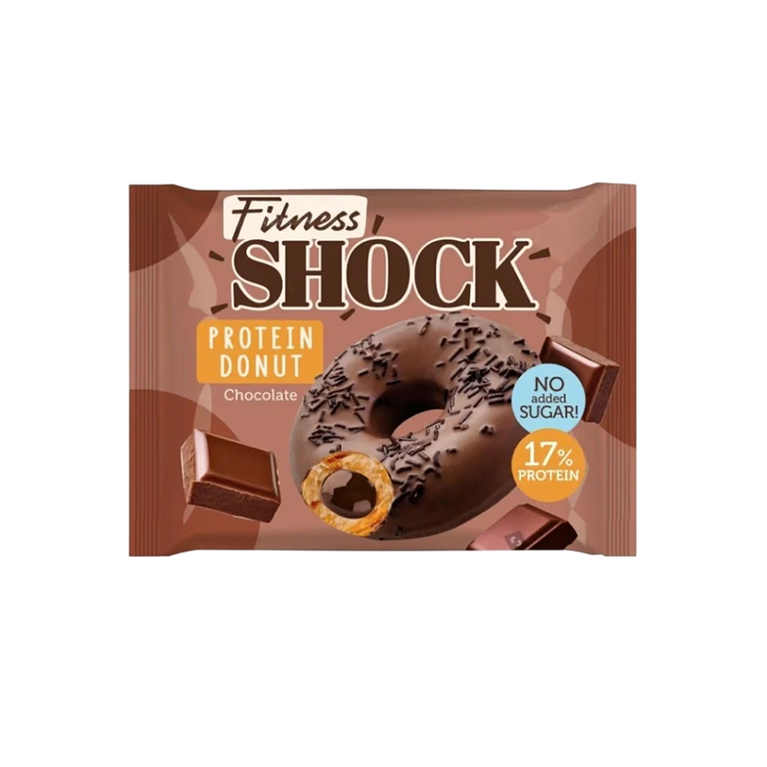 Протеиновый пончик 70 гр.  Fitness Shock - Шоколад