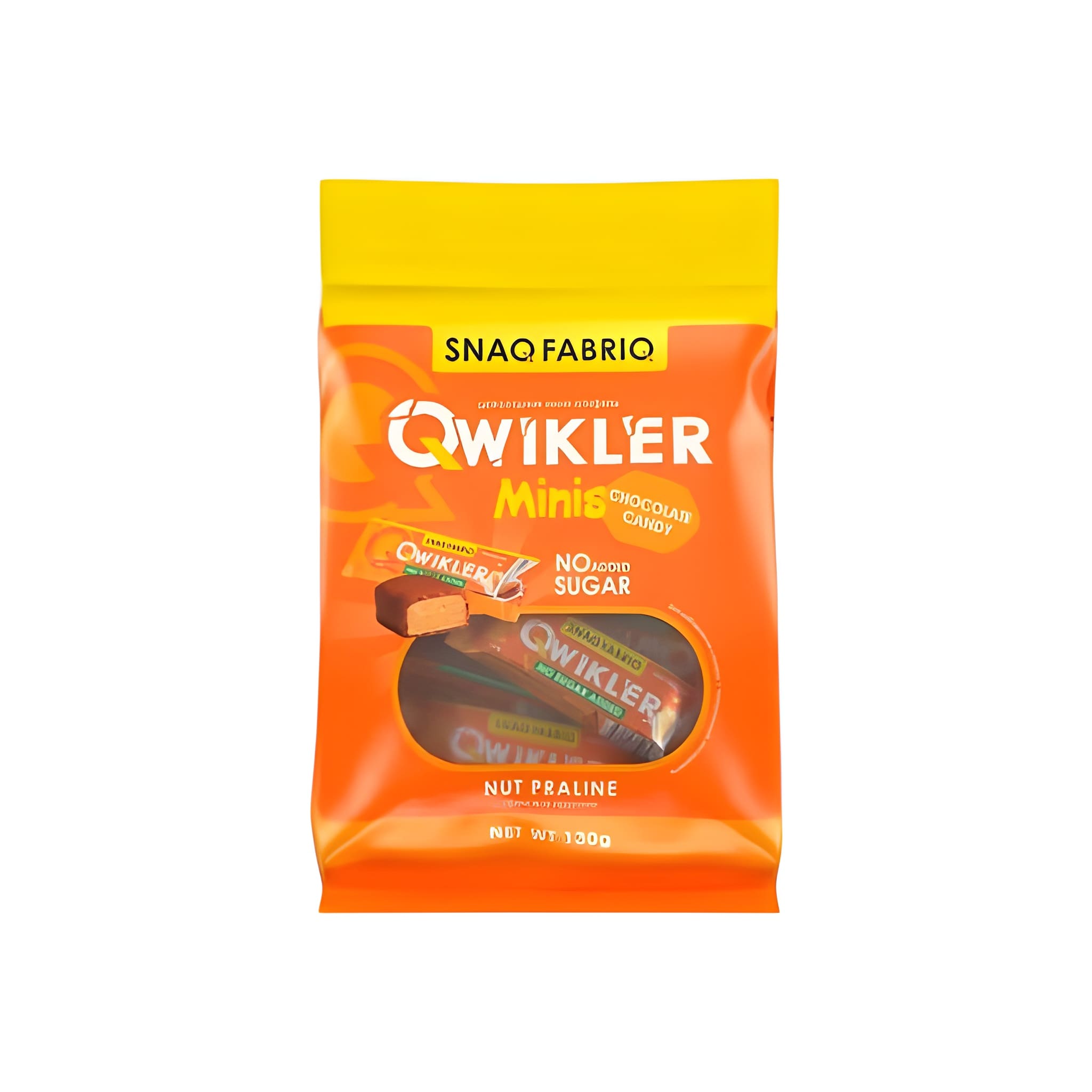 Конфеты Qwikler, 130 гр.  Snaq Fabriq  - Ореховое пралине