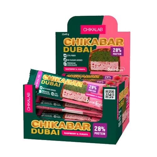 Chikabar Dubai 45 g - Малина и кунафа