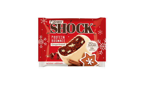 Fitness Shock Protein Brownie 50 g - Имбирный пряник