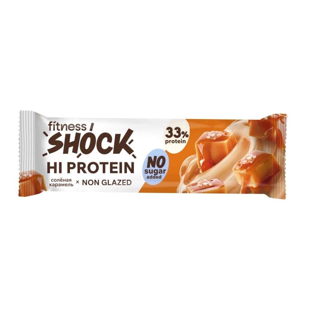 Fitness Shock HiProtein Bar with Collagen 60g - Шоколадный маффин