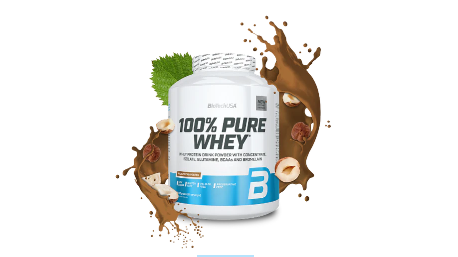 Biotech USA 100% Pure Whey 2270 g - Şokolad-Fındıq