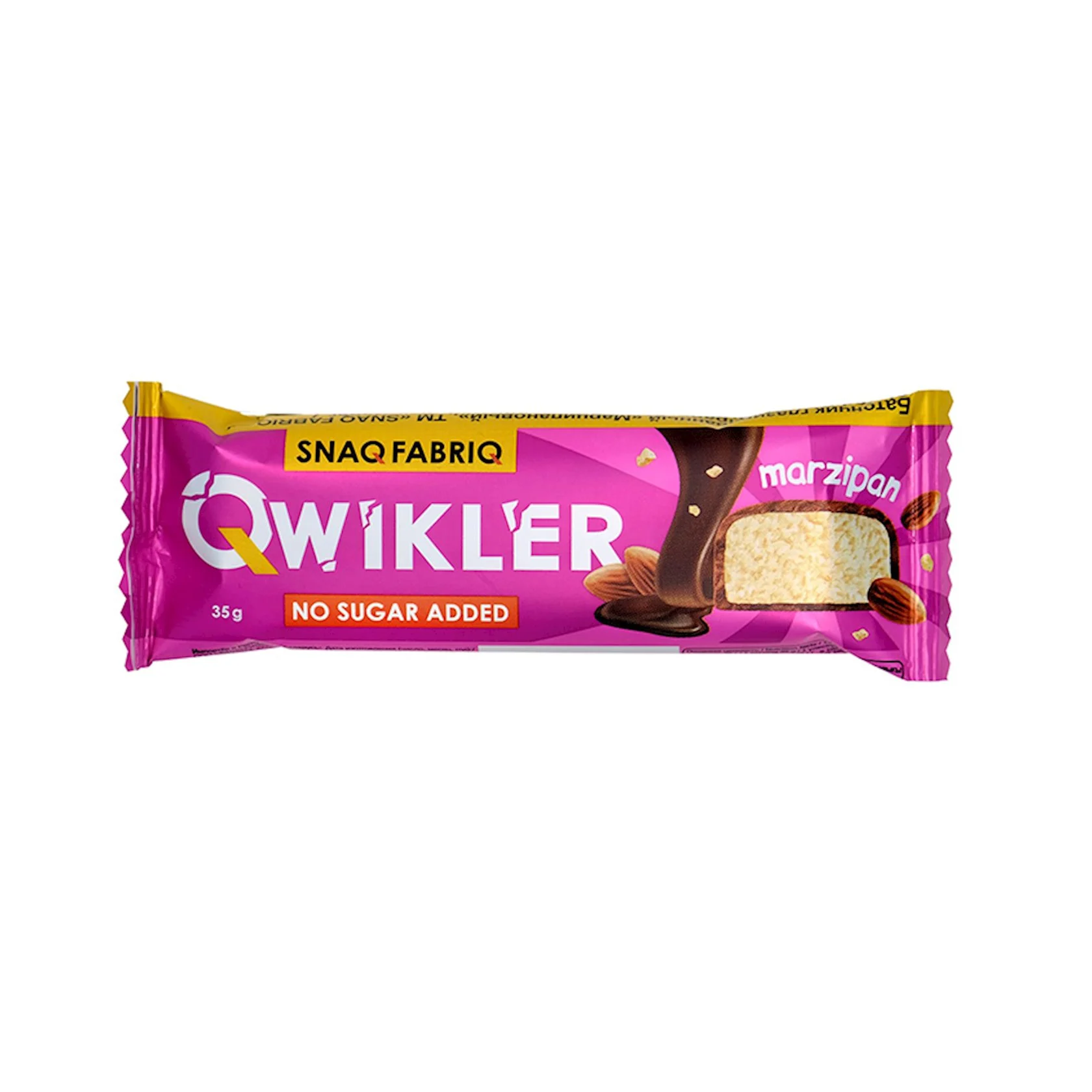 Qwikler Şəkərsiz batonçik - Marzipan 35 qr