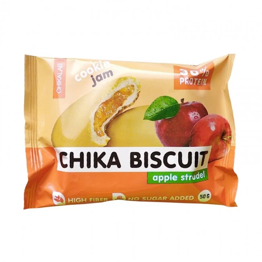 Бисквитное печенье Chikalab 50 г - Яблочный штрудель