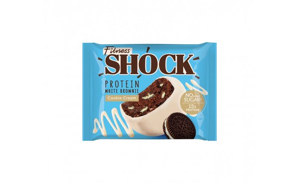 Fitness Shock Protein Brownie 50 g. - Oreo
