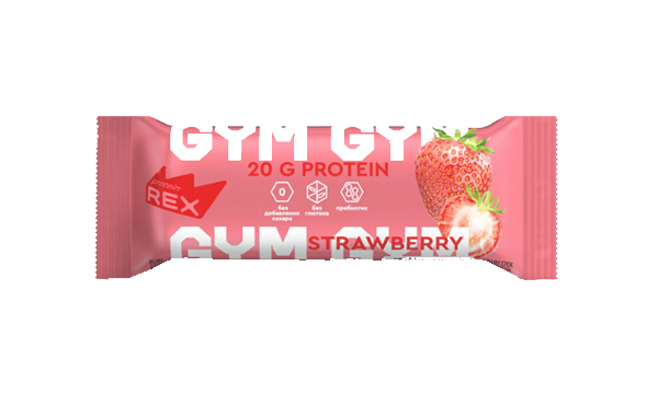 Protein Rex GYM 60  g. - Çiyələk deserti