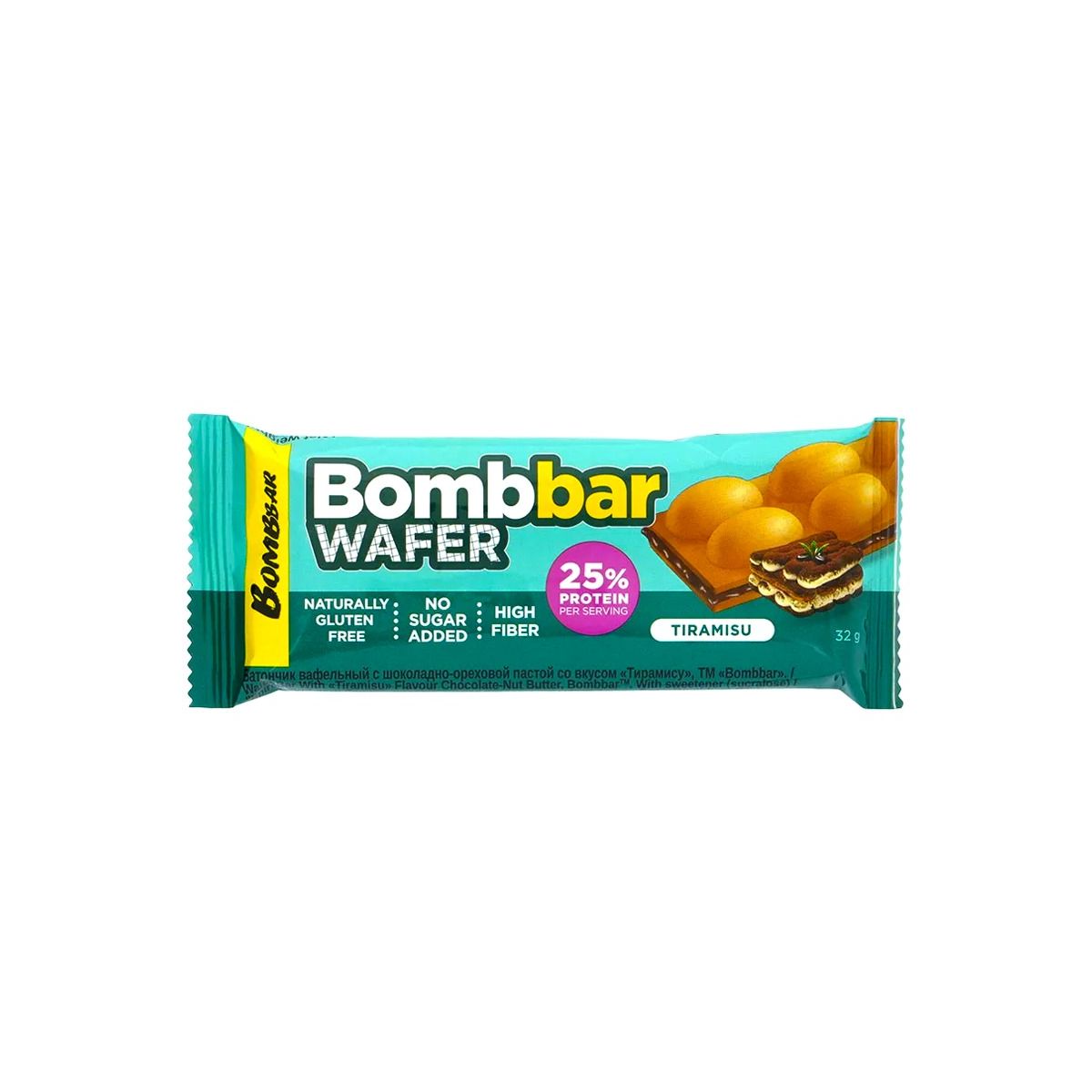 Bombbar Protein Wafer 32g - Тирамису