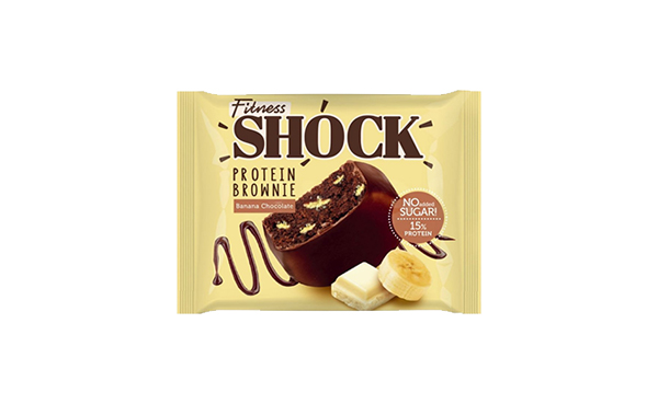 Fitness Shock Protein Brownie 50 g - Банановый брауни