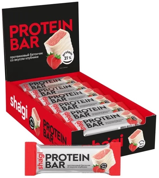  Protein Rex Shagi Protein Bar 40 g  - Çiyələk