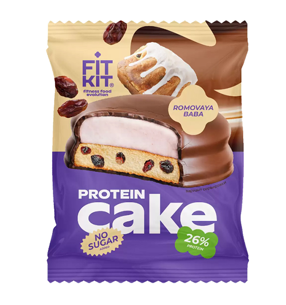 Fit Kit Protein Cake 50g - Rom  Baba