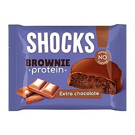 Fitness Shock Protein Brownie 50 g - Şokoladlı Brauni