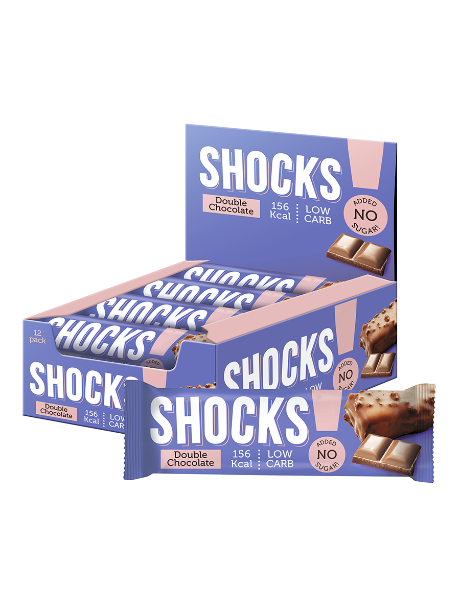 Fitnes Shock Shocks 35g - Двойной шоколад