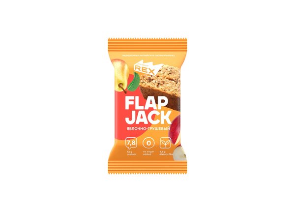 Protein Rex Flapjack 60 g - Яблочно-грушевый