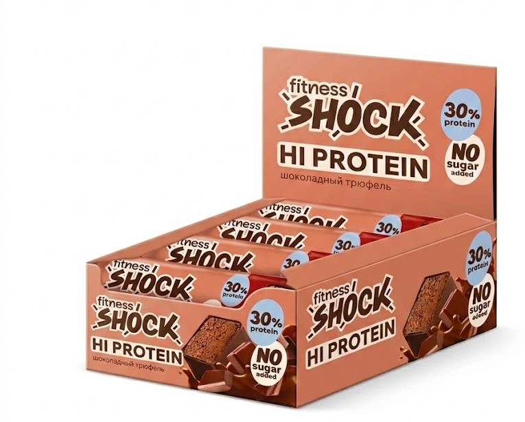 Fitness Shock HiProtein Bar with Collagen 40g - Trüfel