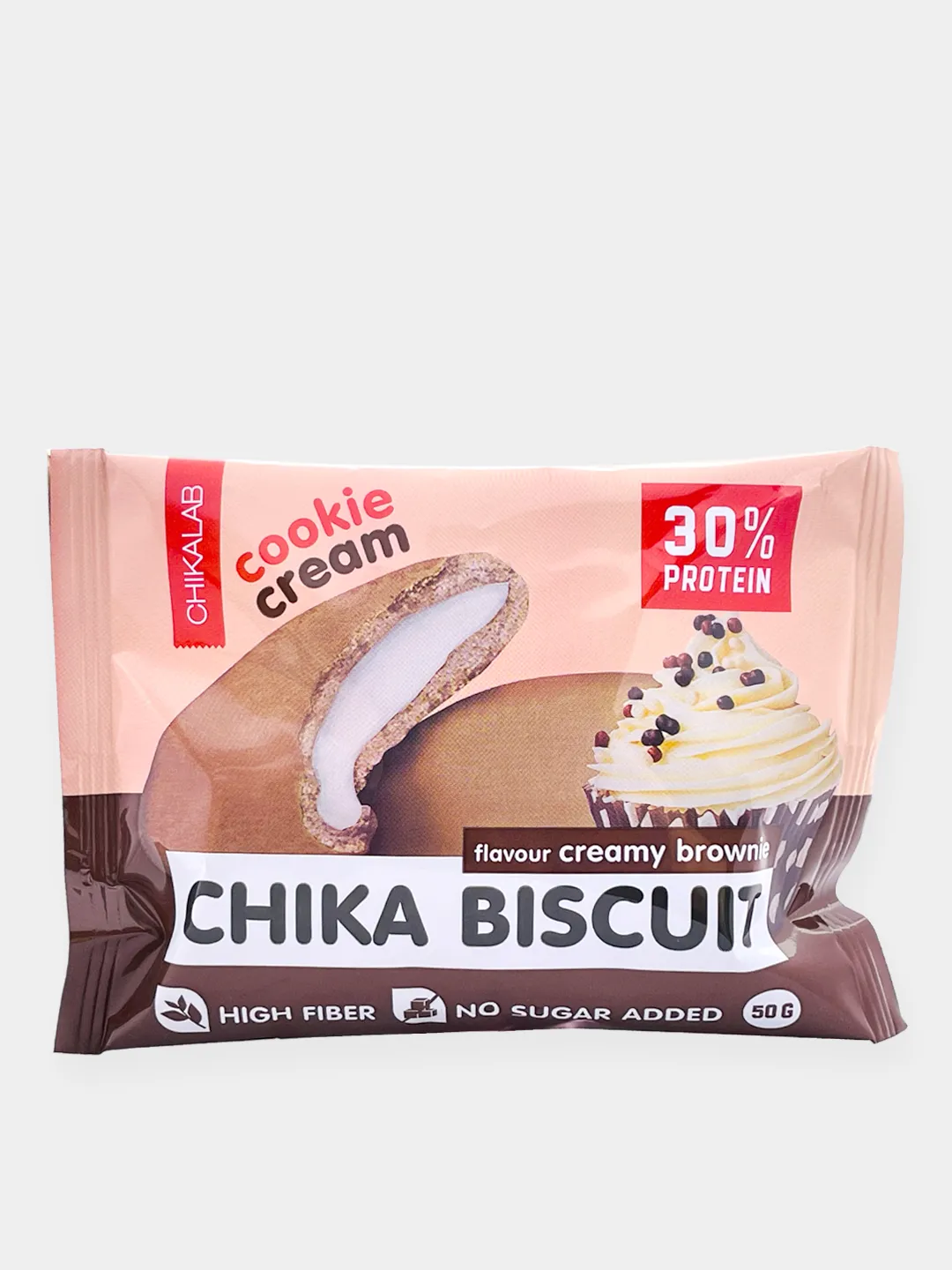 Бисквитное печенье Chikalab 50 г - Сливочный брауни