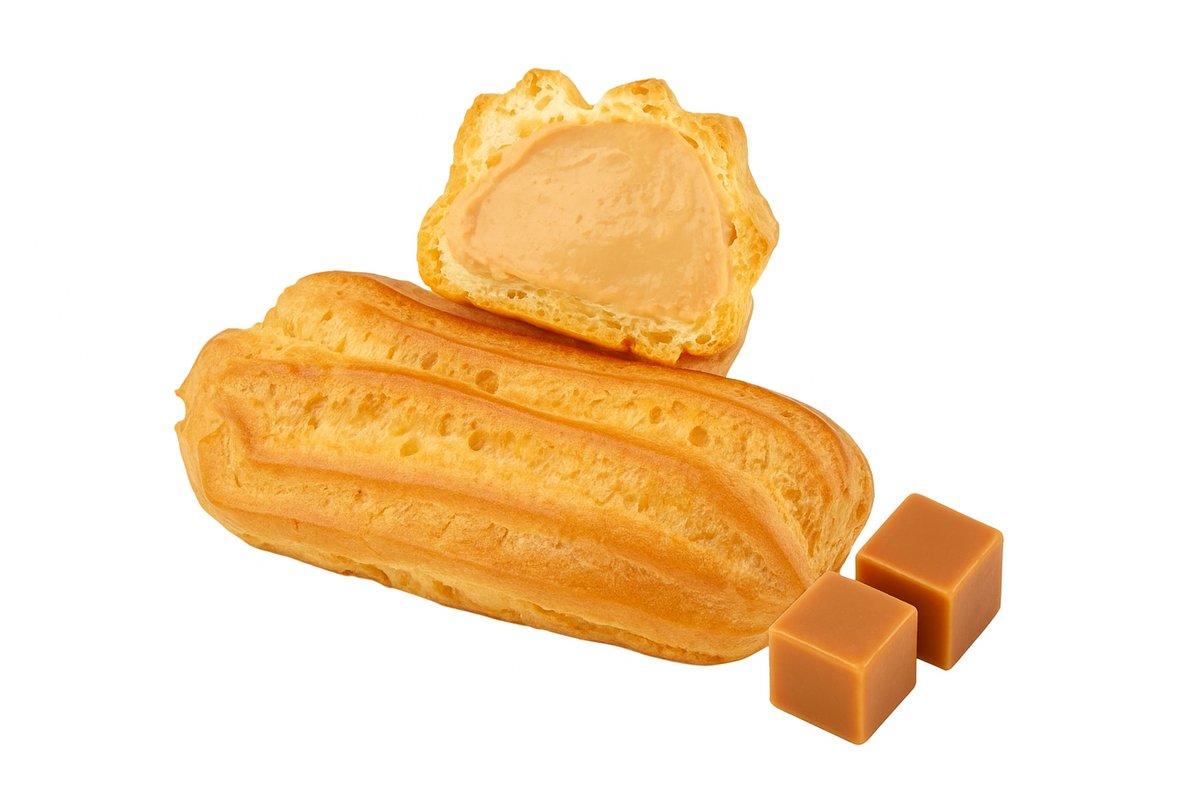 Mini Eclairs with Cottage Cheese Cream Filling 160g - Karamel
