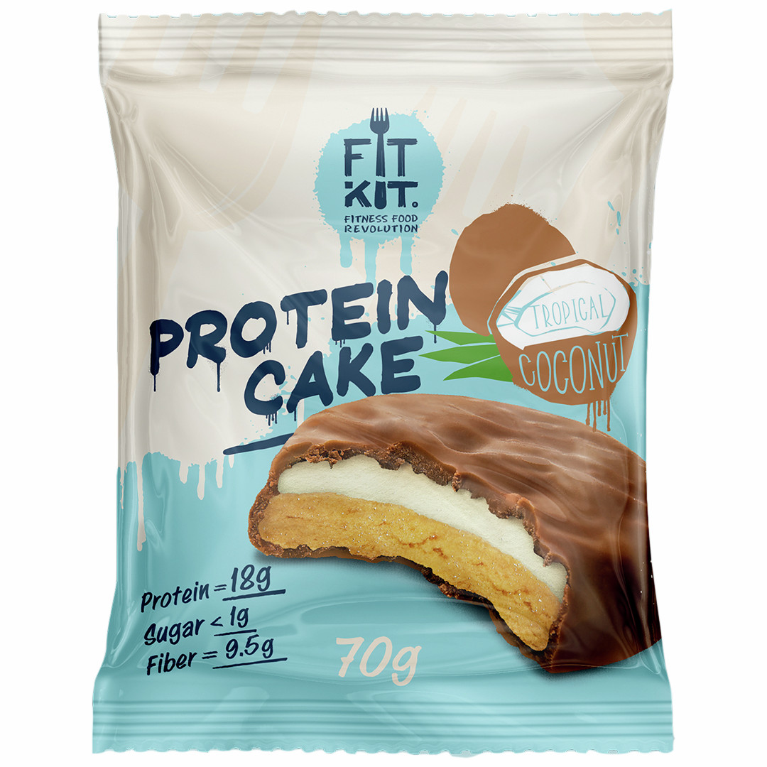 Fit Kit Protein Cake 70g - Püstəli krem