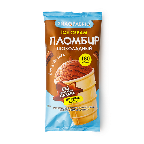 Snaq Fabriq No Sugar Ice-Cream - Şokolad