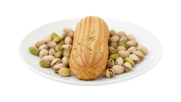 Big Éclair with Cottage Cheese Cream Filling 160g - Püstə