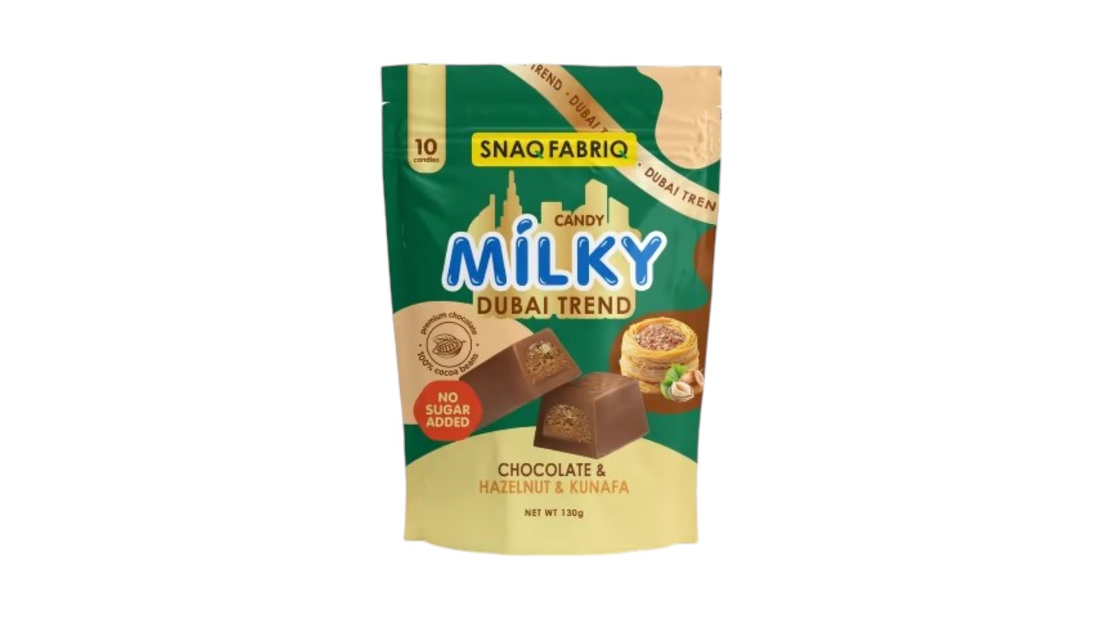  Snaq Fabriq Milky  Candies 130g - Фундук и тесто катаифи