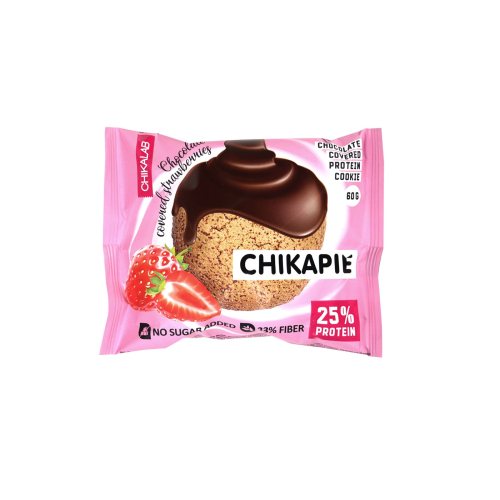 "Chikapie" Протеиновое печенье без сахара 60 г - Клубника
