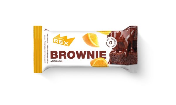 Protein Rex Brownie  50 g. - Апельсин