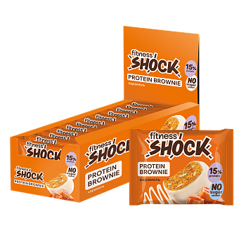 Fitness Shock Protein Brownie 50 g - Карамель